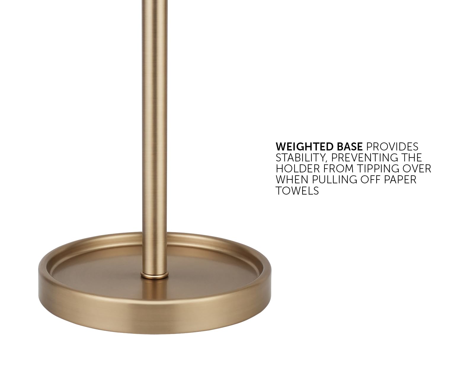 Ivilon modern design countertop paper towel holder on a stylish counter