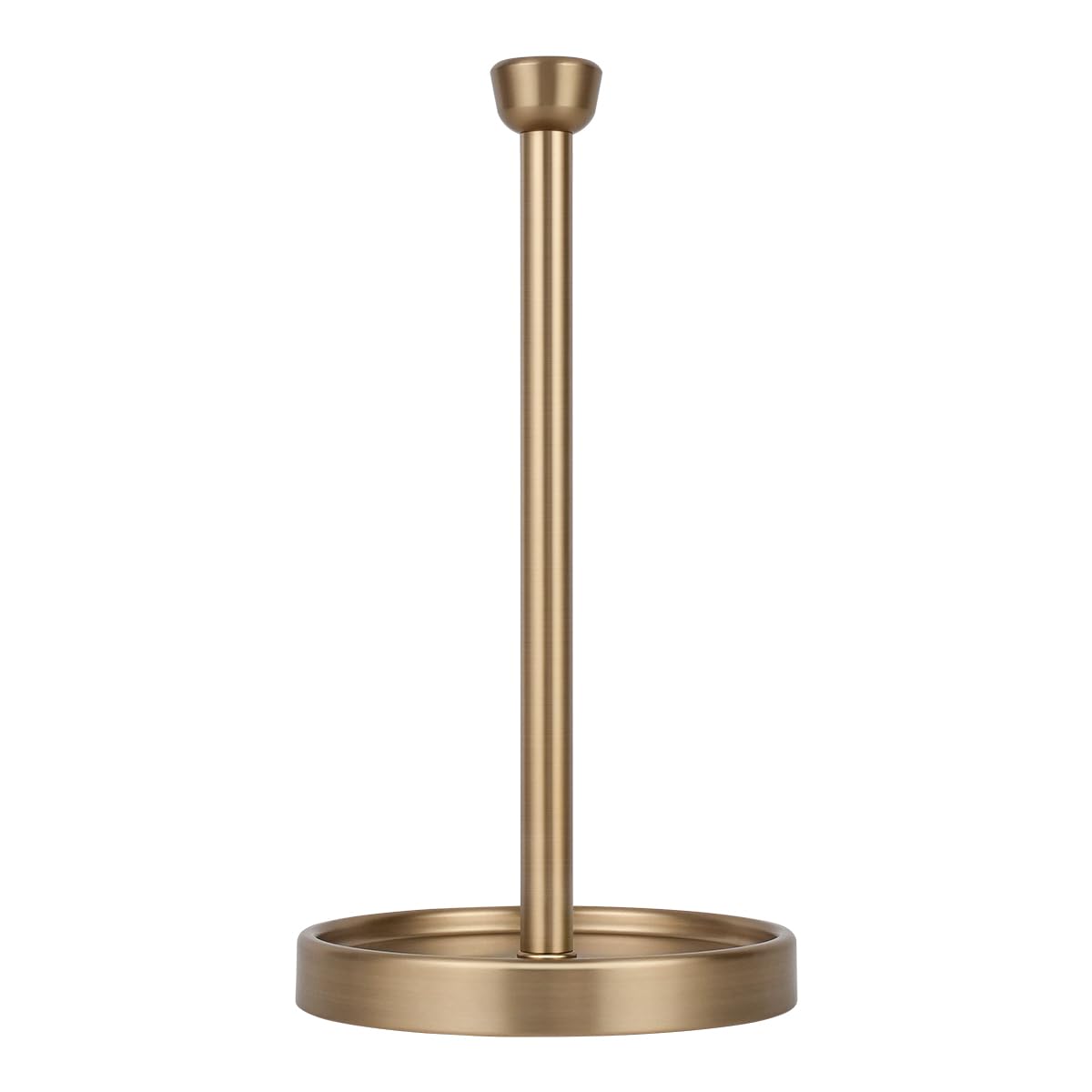 Ivilon paper towel holder with weighted base for stability and one-handed use