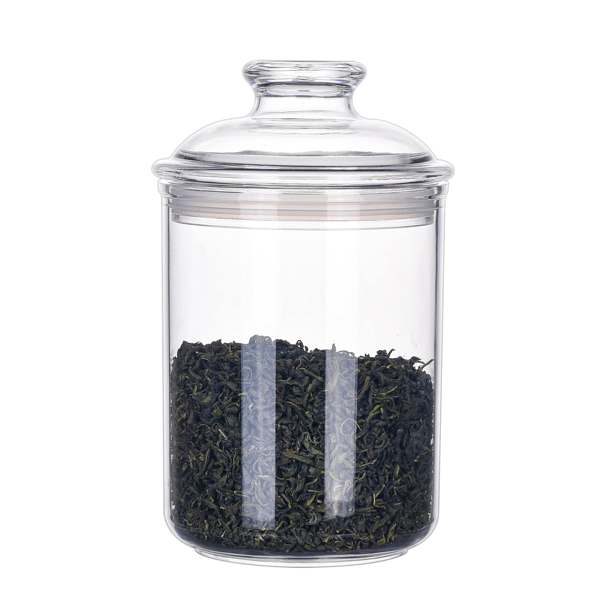 IVOOBR 24oz acrylic storage jar with airtight lid for easy pantry organization.