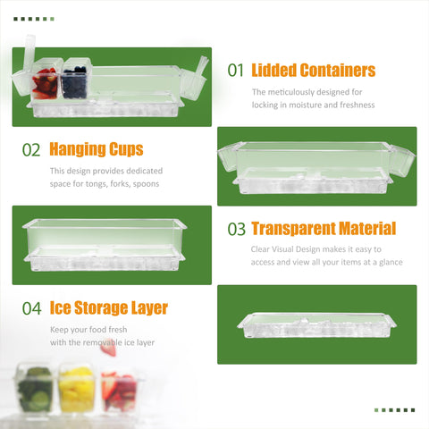 IVYHOME dual hanging containers for tongs and spoons at hand.