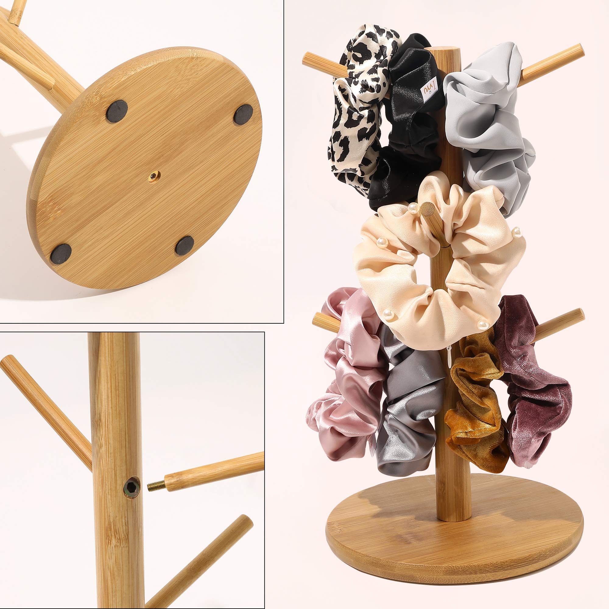Ivyu bamboo organizer keeps multiple accessories neat and drawers tidy