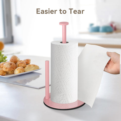 iwapuy pink holder with non-slip bottom protecting countertops