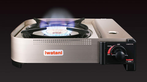Iwatani 35FW 15,000 BTU power enables quick boiling and searing