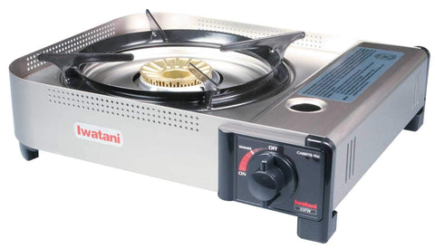 Iwatani 35FW brass burner delivers high-output cooking for fast meals outdoors