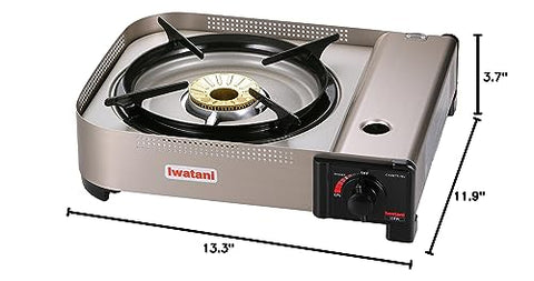 Iwatani 35FW suitable for indoor and outdoor use, from apartments to camping