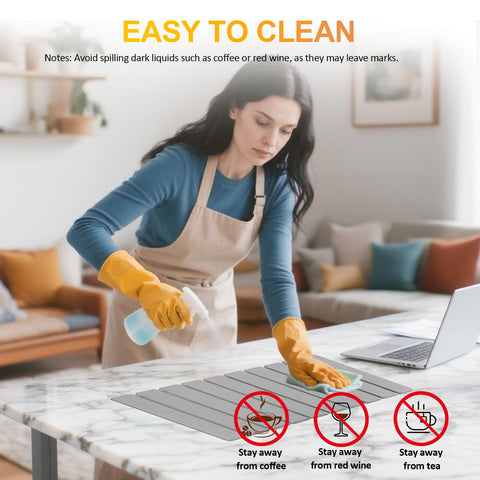 iWEDN easy to clean dry mat after rinsing