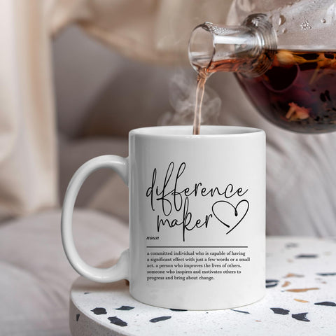 IWXYI Difference Maker Mug packaging box ensures safe transit and gift-ready presentation.