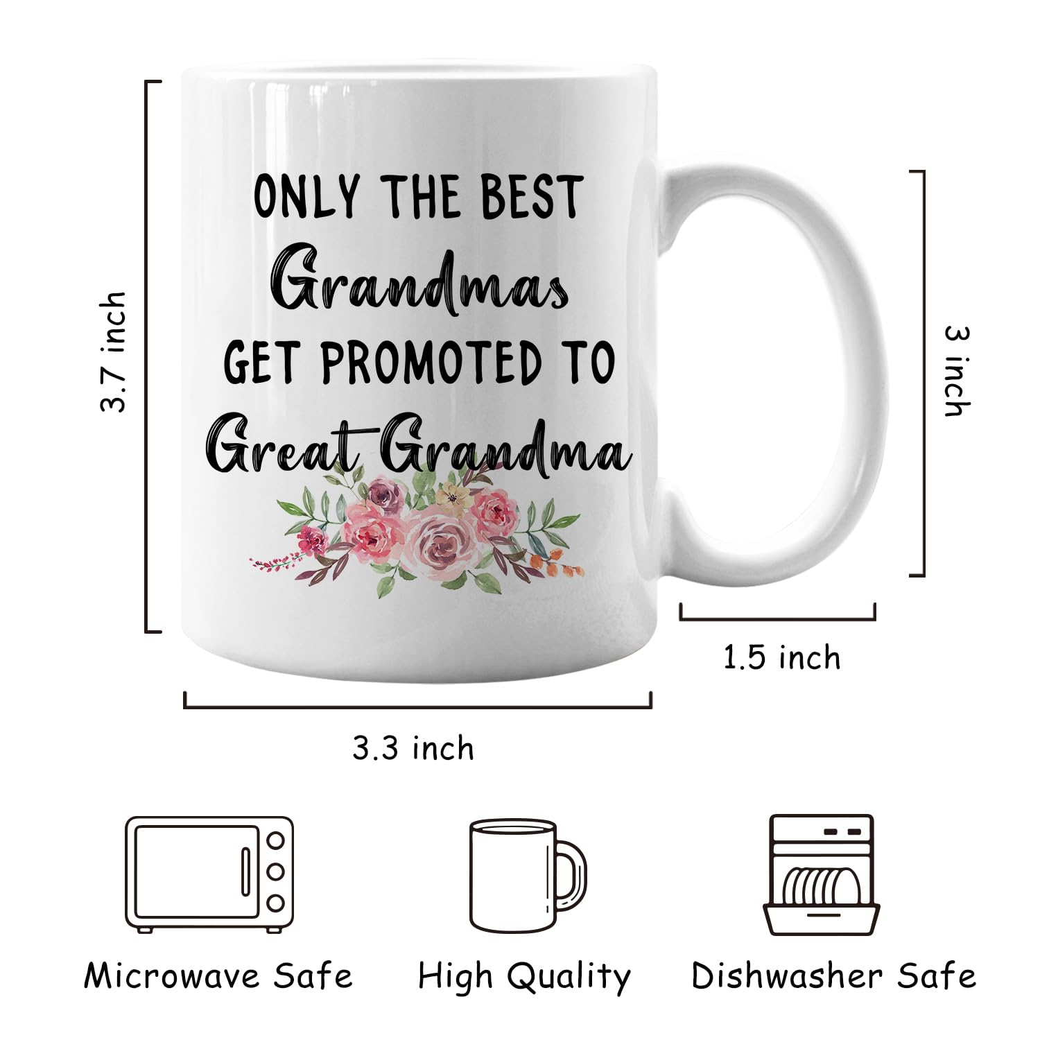IWXYI Great Grandma Gift—versatile for birthdays, holidays, and pregnancy news.