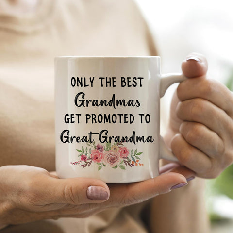 IWXYI Great Grandma Mug 11oz—easy daily use, microwave and dishwasher safe.