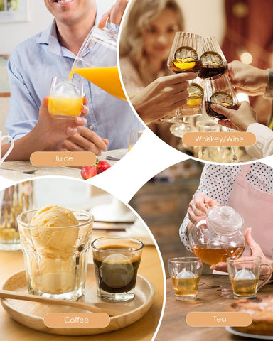 iyes.top large ice ball mold colorful trays add style to entertaining.