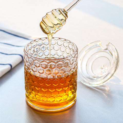 Iyulania 10-ounce honey pot for everyday use