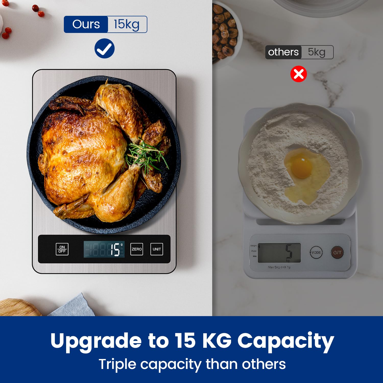 izeyu digital kitchen scale precise 1 g accuracy for accurate recipes