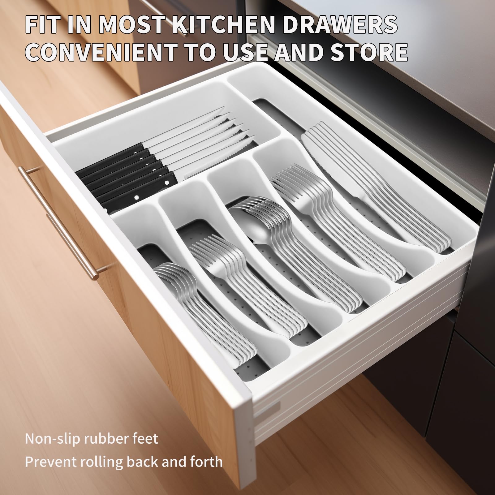 Izurok dishwasher safe stainless steel flatware for easy cleanup