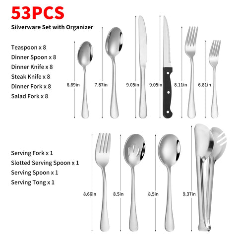 Izurok razor sharp steak knives for precise cuts
