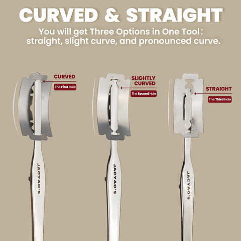 JACYAO'S stainless steel shank delivers sturdy, durable construction.