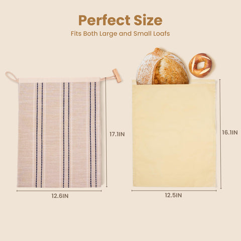 JACYAO'S daily-use bag in action keeping bakery bread ready.