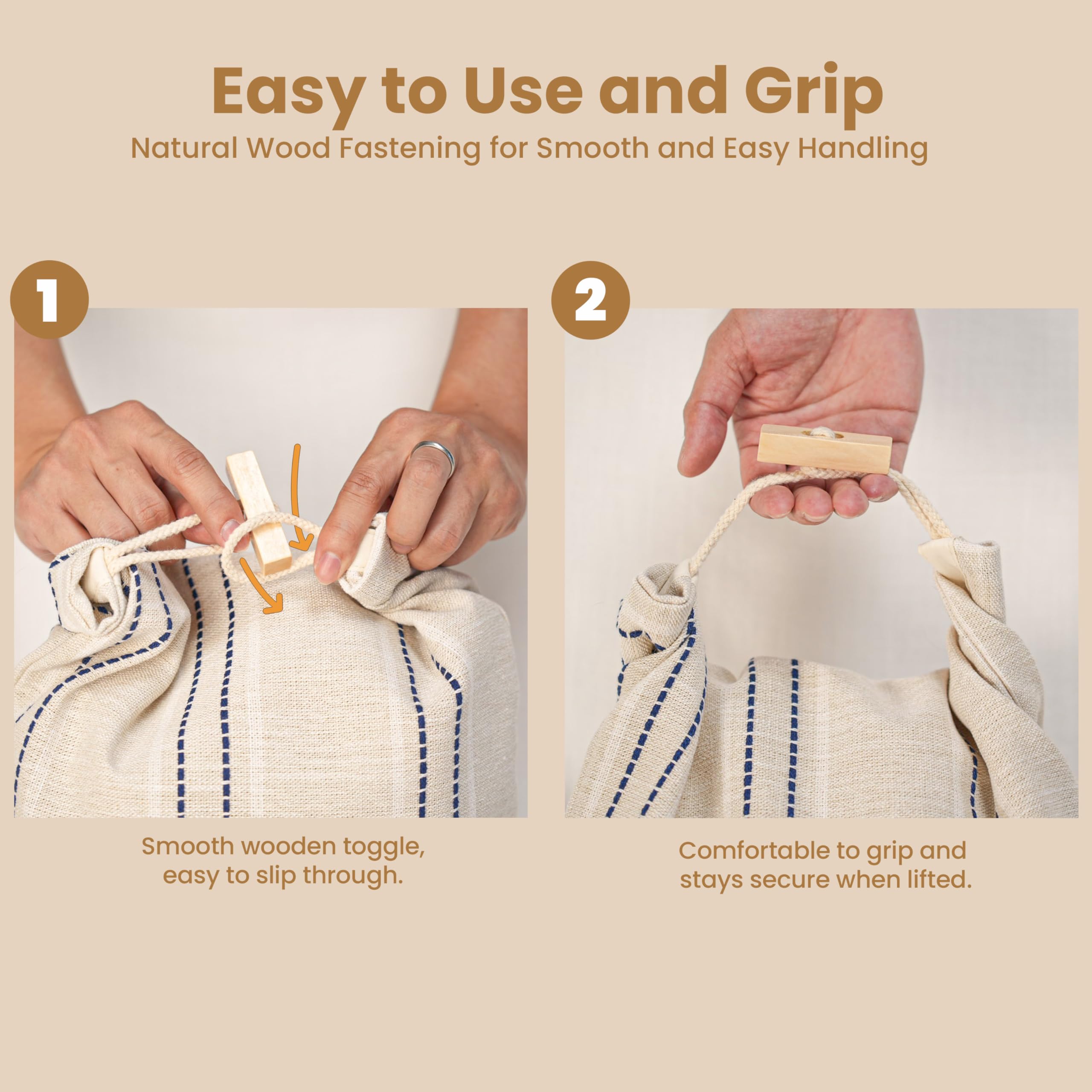 JACYAO'S pack contents show two bags and accessories.