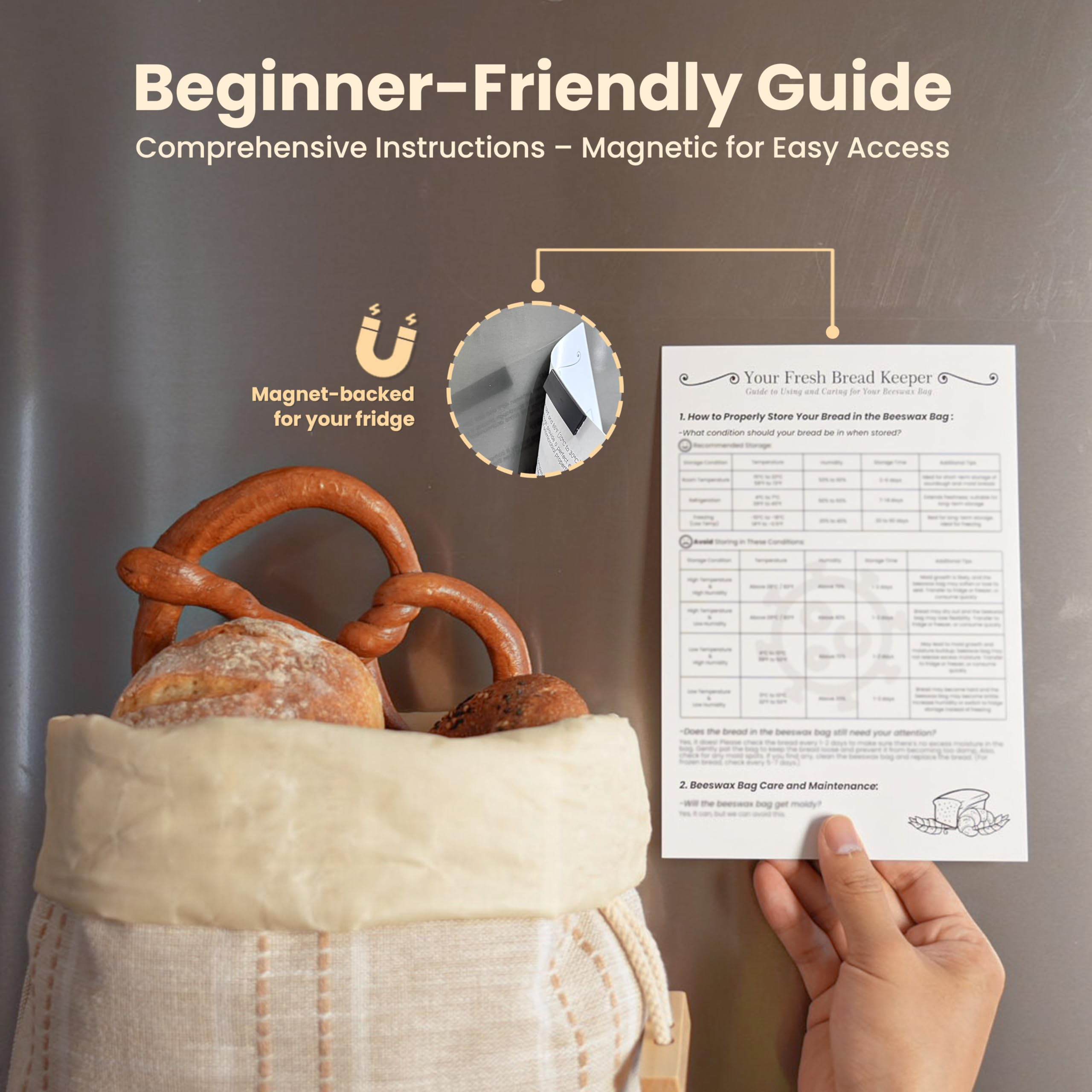 JACYAO'S sponge made of wood pulp included for gentle cleaning.