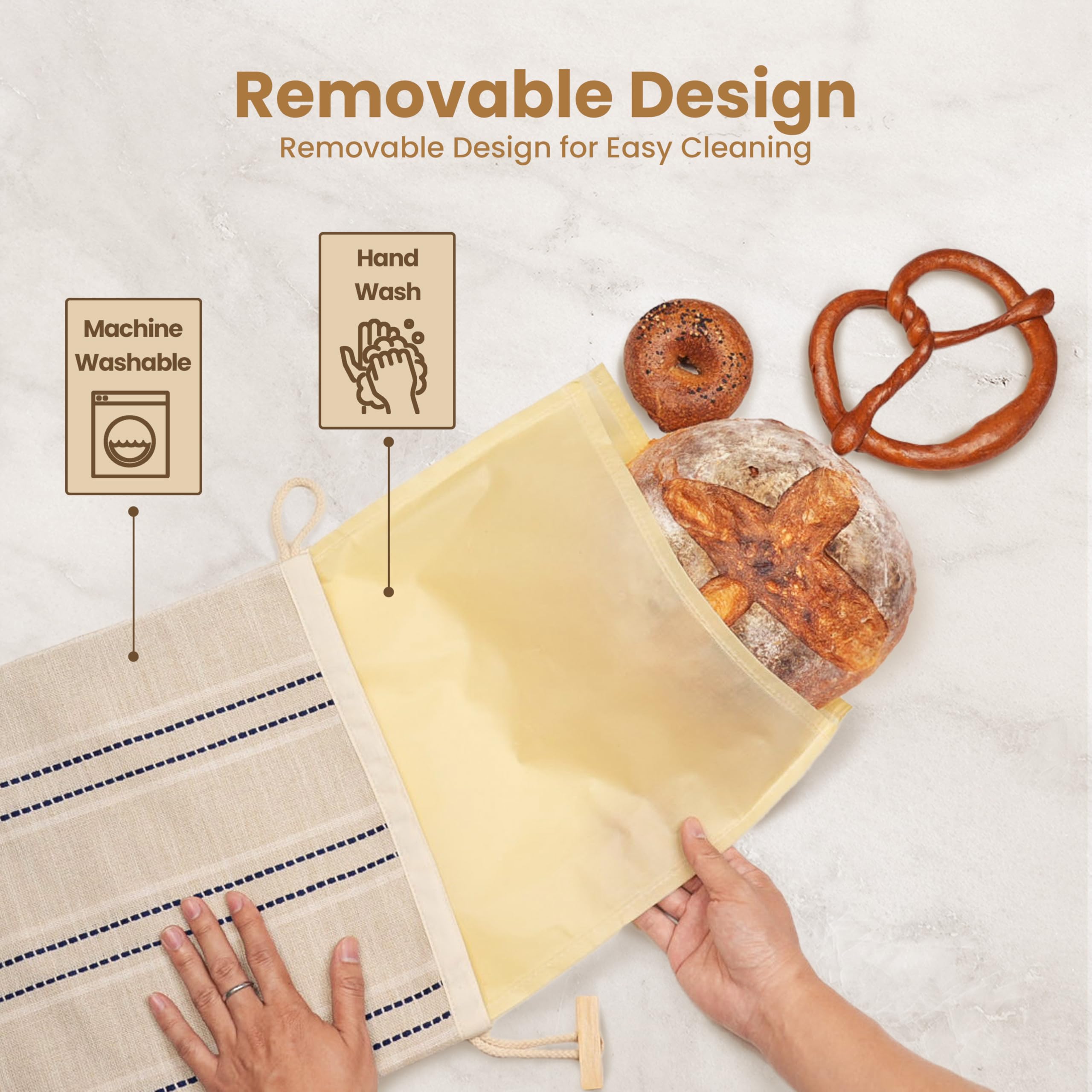 JACYAO'S two-layer design ready for easy cleaning and maintenance.