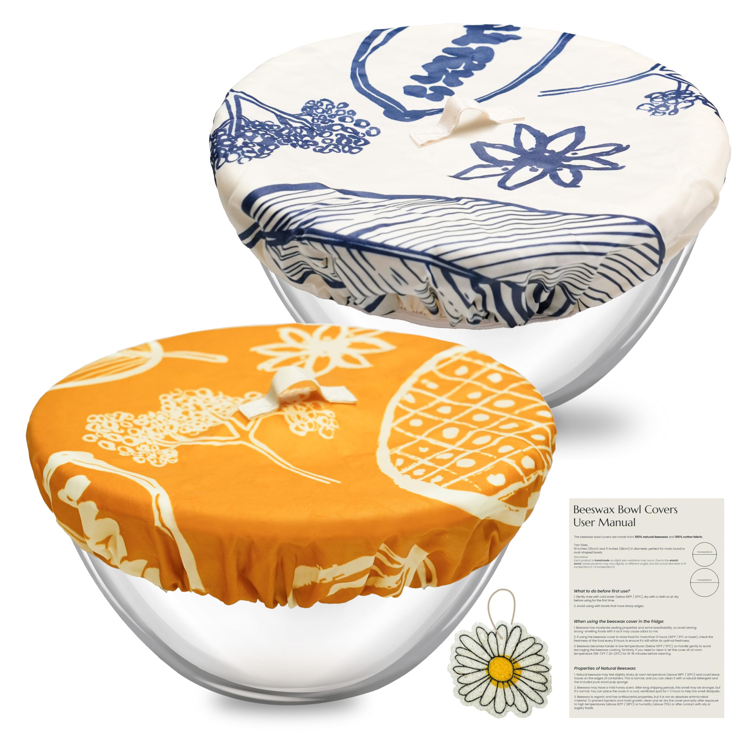 JACYAO'S 10-inch bowl cover on a large bowl for bread proofing