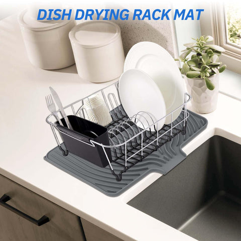 JACZZO dish drying mat easy to clean and quick to dry
