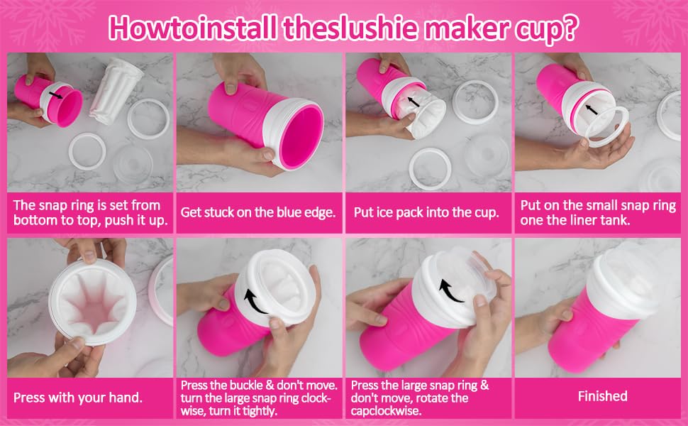 Jairuty 500ml slushie cup BPA-free silicone ensures safe reuse.