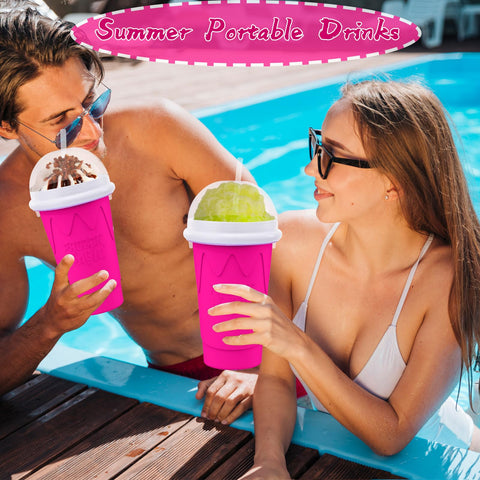 Portable Jairuty slushie cup ideal for home, office, and gym cooling sessions.