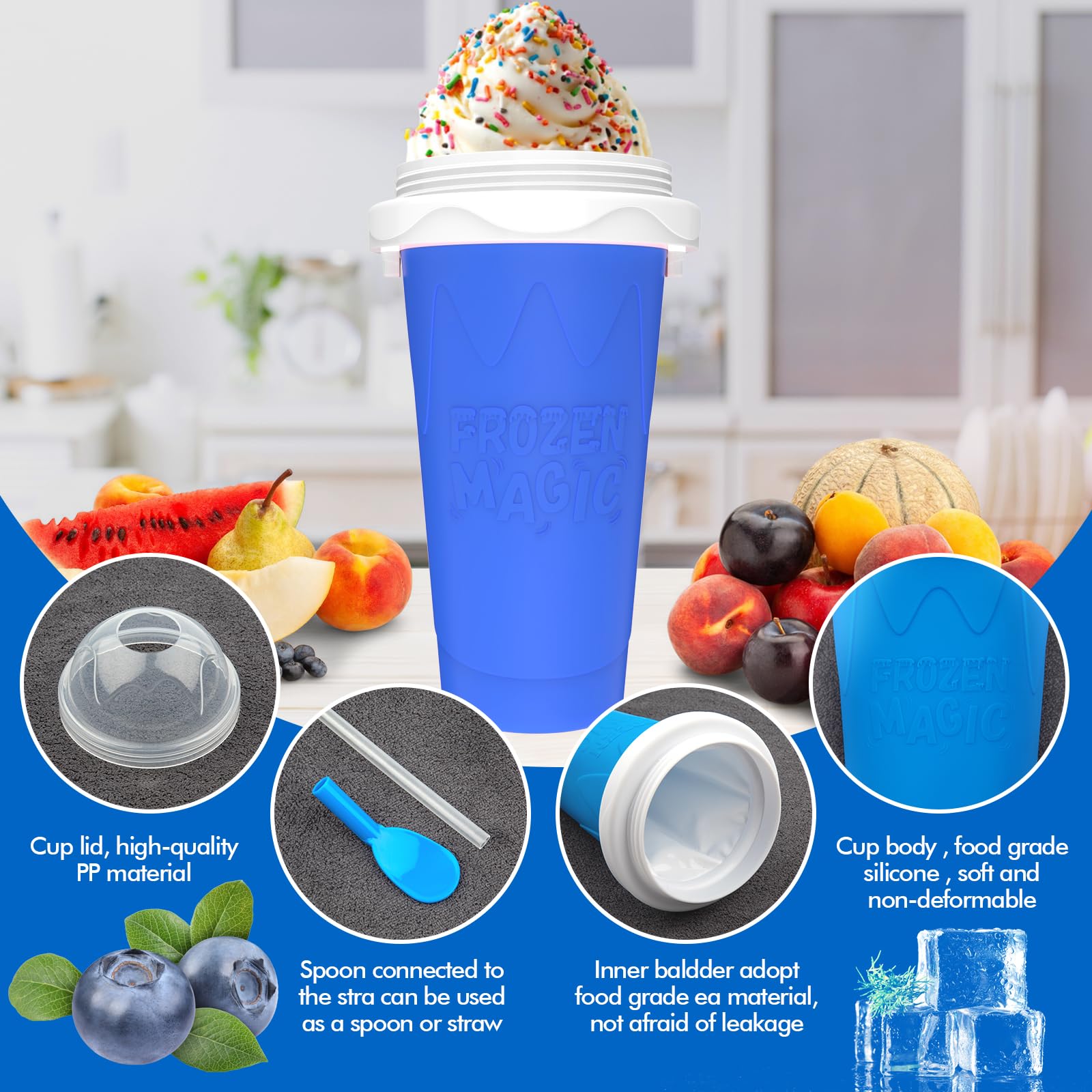 Jairuty slushie cup spoon-straw 2in1, versatile for sipping and munching.