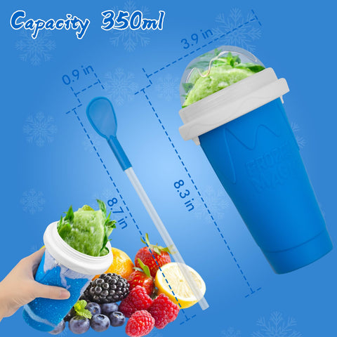 Jairuty Slushie Cup travel lid enables easy on-the-go use.