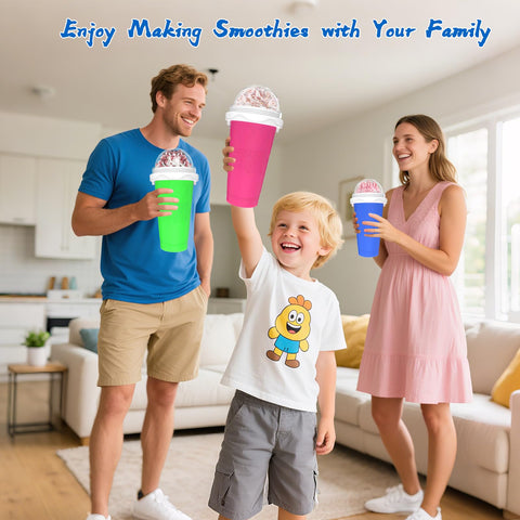 Jairuty slushie cup with travel lid, portable for office, outdoors, or class.