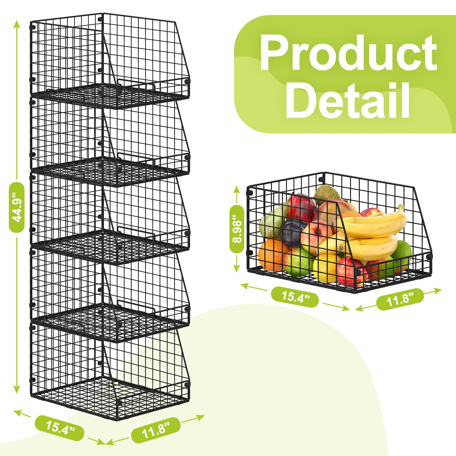 Jakyitvi easy-installation folding basket setup for flexible spaces