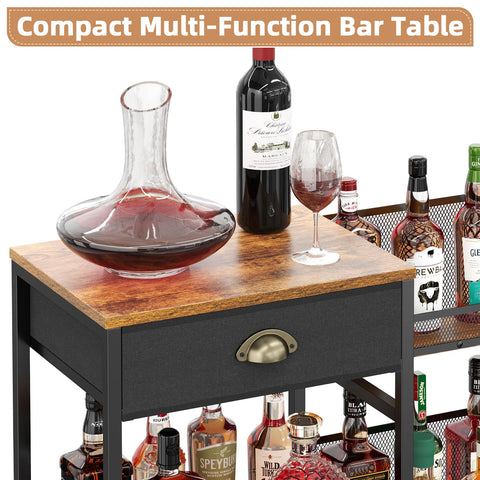 Jakyitvi durable metal frame supports heavy bottles securely