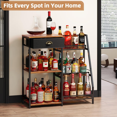 Jakyitvi compact organization for a tidy home bar