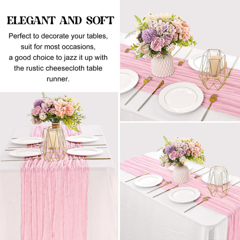 JALANCY 6 piece pack shows generous length for versatile table styling.
