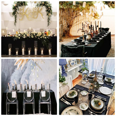 JALANCY banquet tablecover suited for weddings, receptions, and catered events