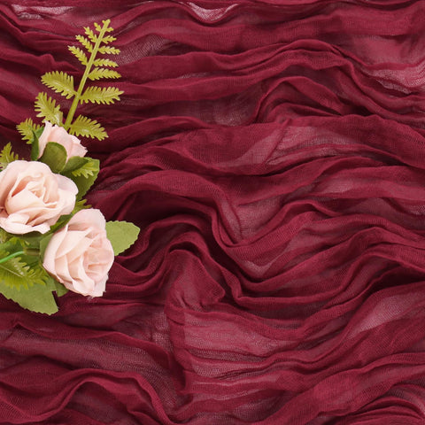 JALANCY vintage gauze fabric accents arches and gift wrapping ideas.