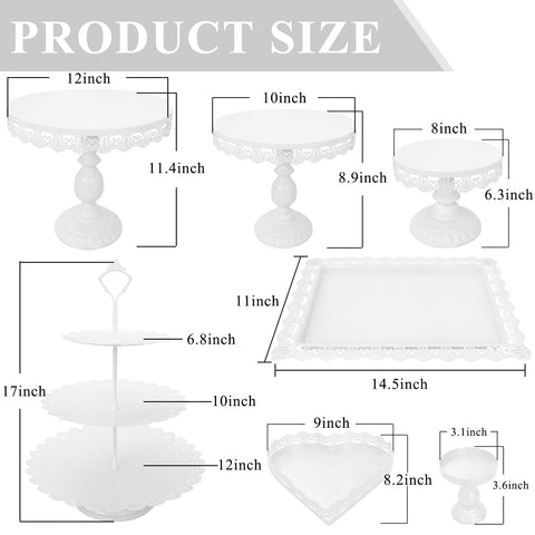 JALANCY rectangular cake tray pair elevates appetizers and desserts neatly