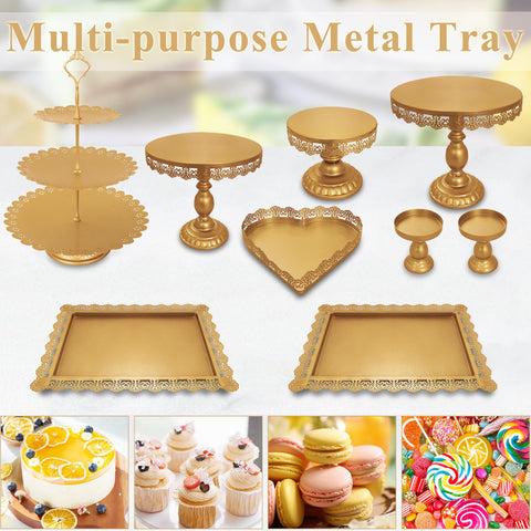 JALANCY durable metal top tray keeps pastries secure and visible.