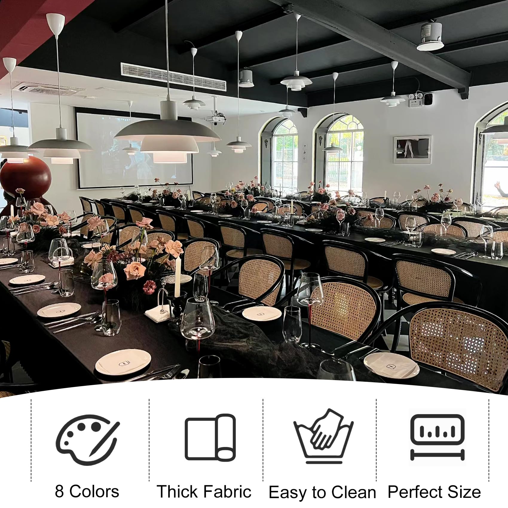 JALANCY versatile tablecover for buffets and displays at events