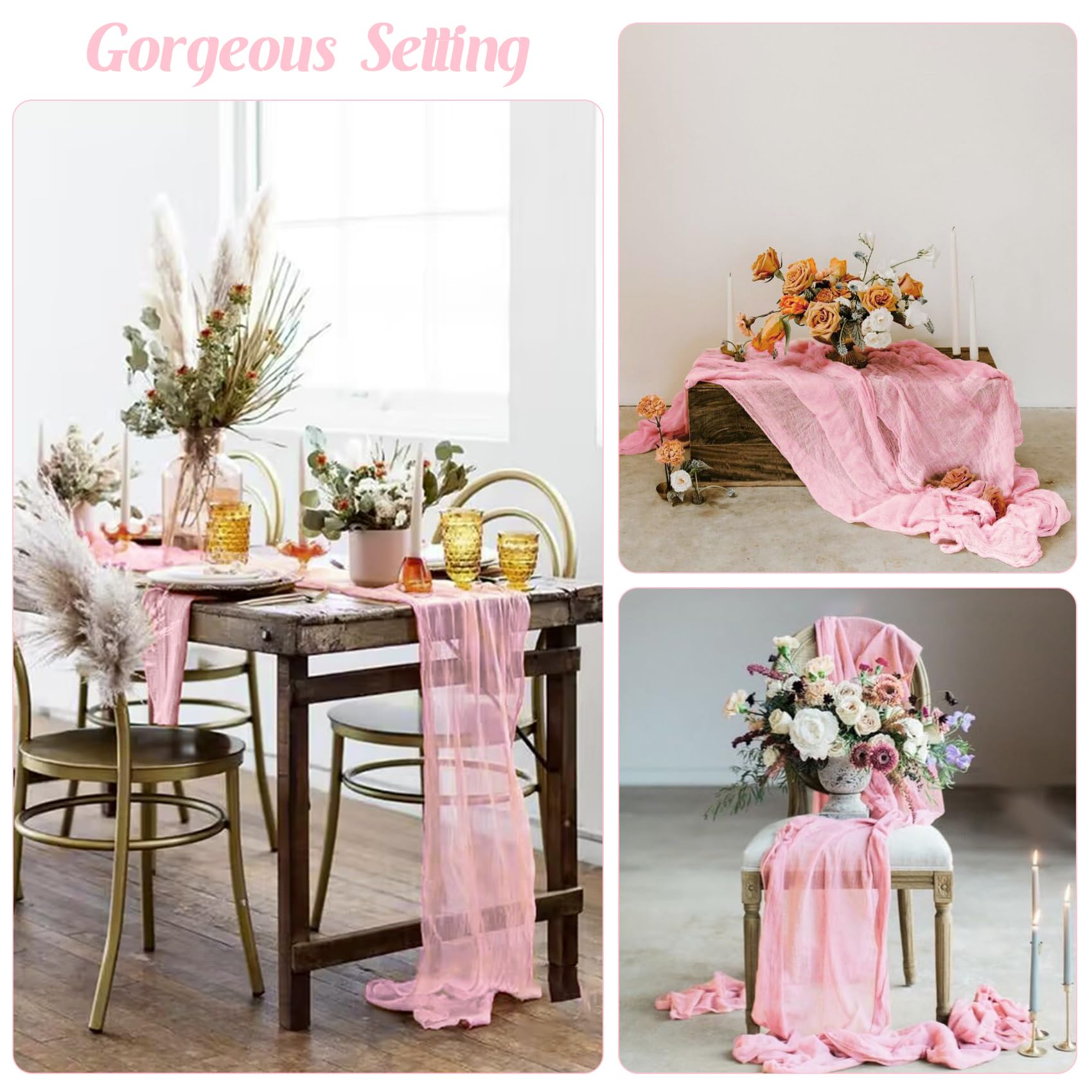 JALANCY washable soft fabric is easy to care for events.