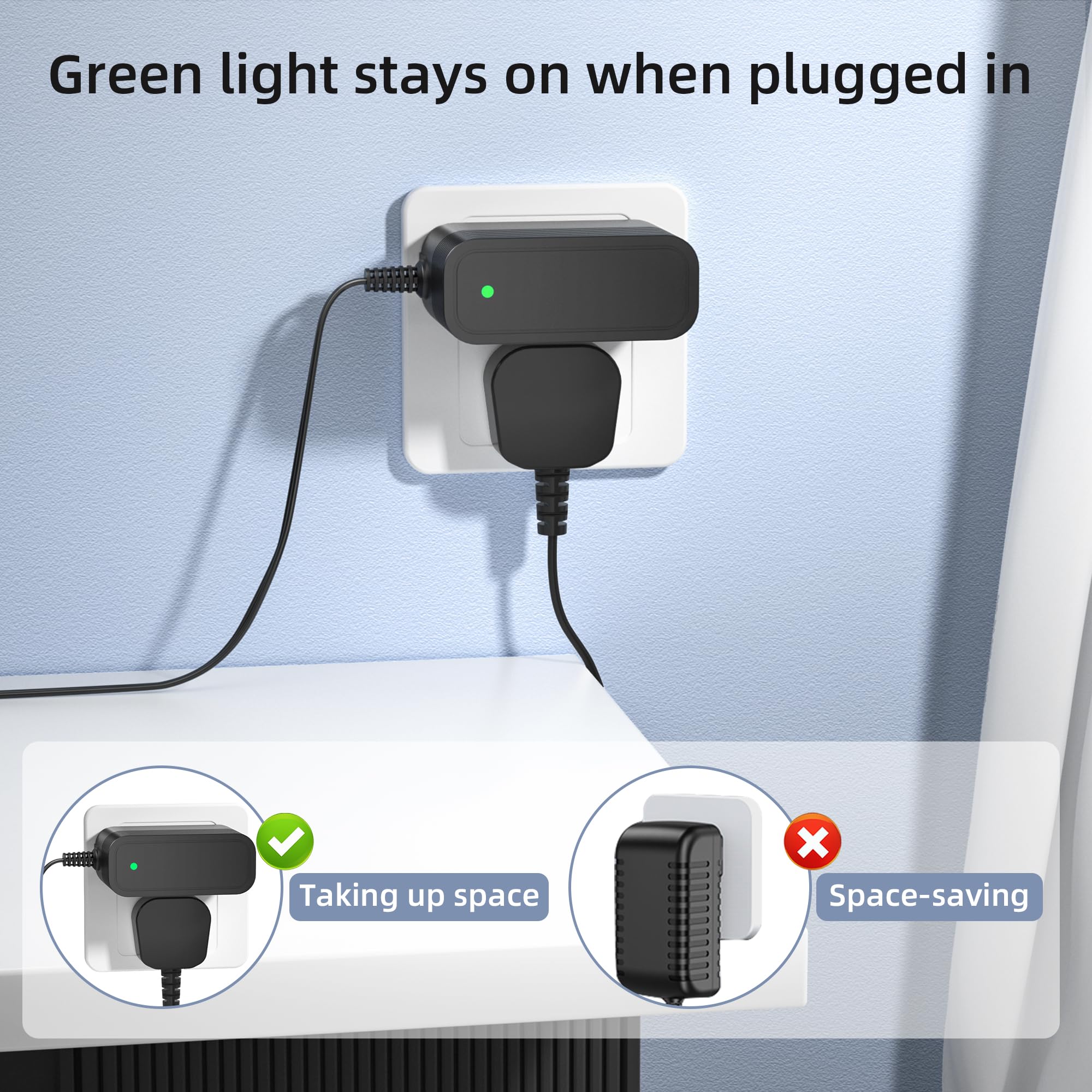 Safety protections emphasize short circuit and over-temperature safeguards for secure charging.