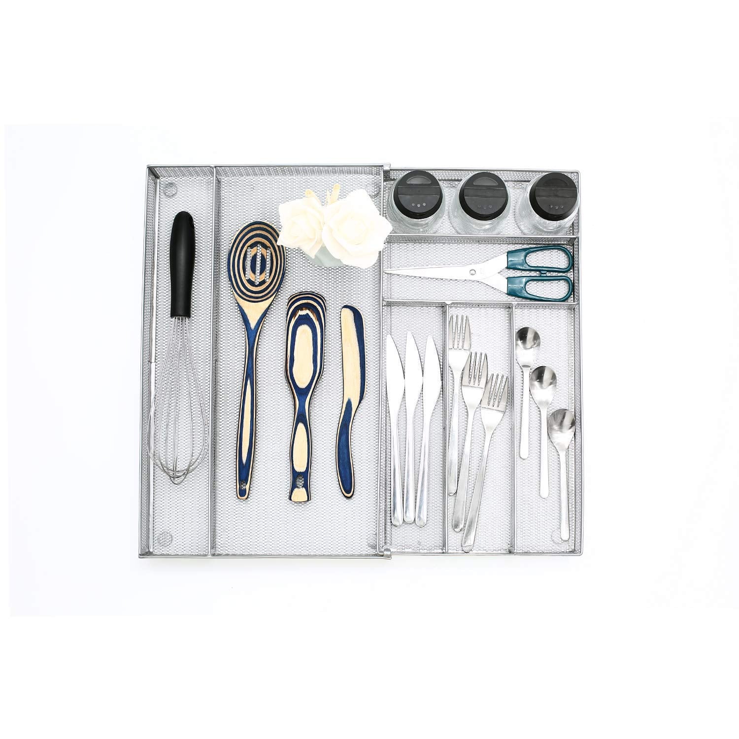 JANE EYRE bottom-height design keeps utensils away from the drawer bottom.