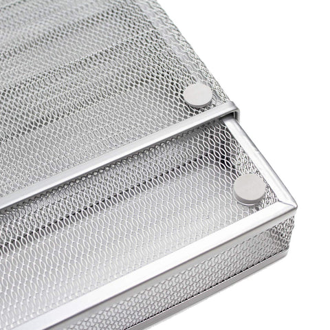 JANE EYRE silver finish adds modern style to kitchen drawers.