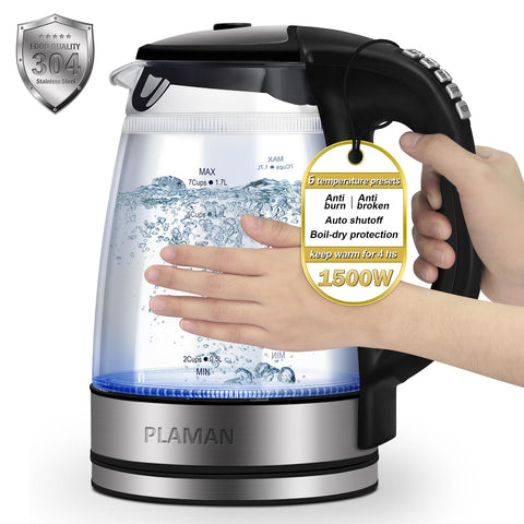 JaneHome 1500W kettle enables precision brewing for perfect tea and coffee