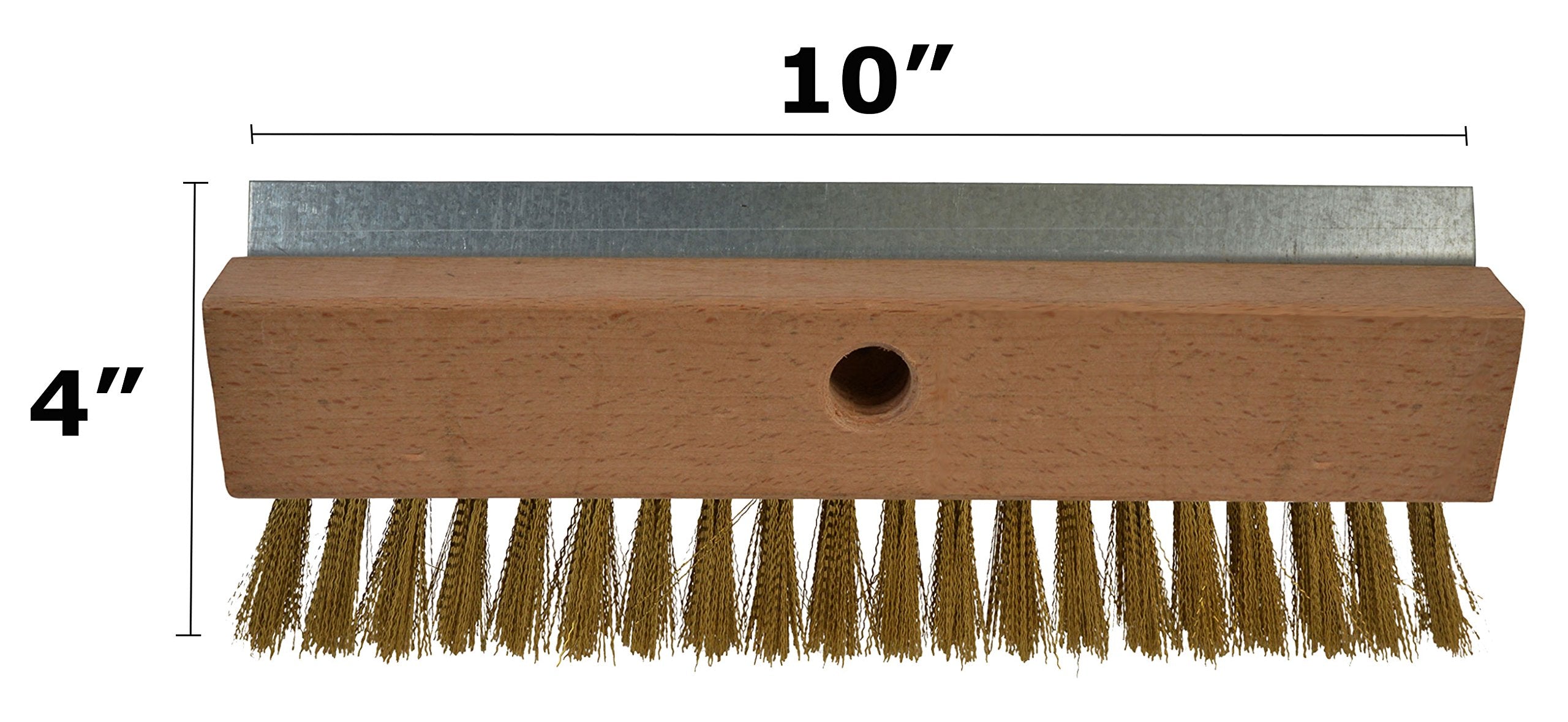 Janico 4004 rust-proof steel scraper for durable daily oven maintenance.