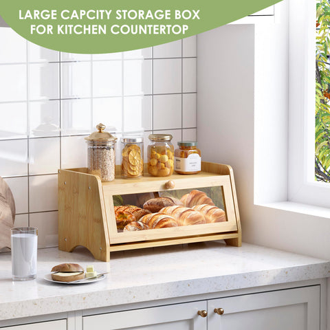 JANSNIMEN sturdy wood construction offers durable kitchen storage