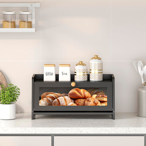 JANSNIMEN bread box easy to wipe clean after use.