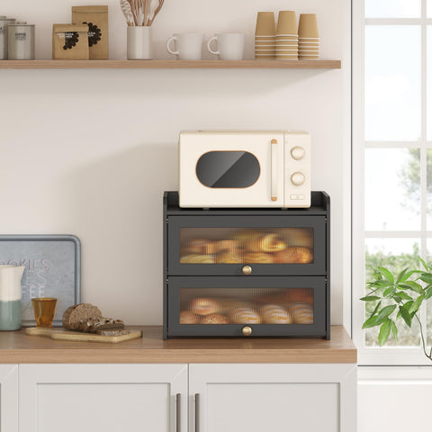 JANSNIMEN wooden bread box highlighting durability and healthful storage