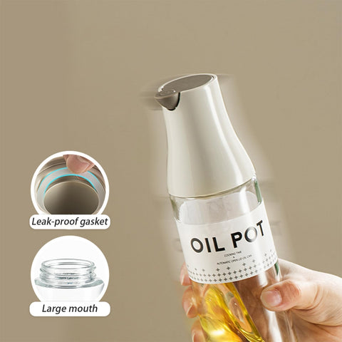 JANSSE automatic flip-top lid closes securely to lock freshness