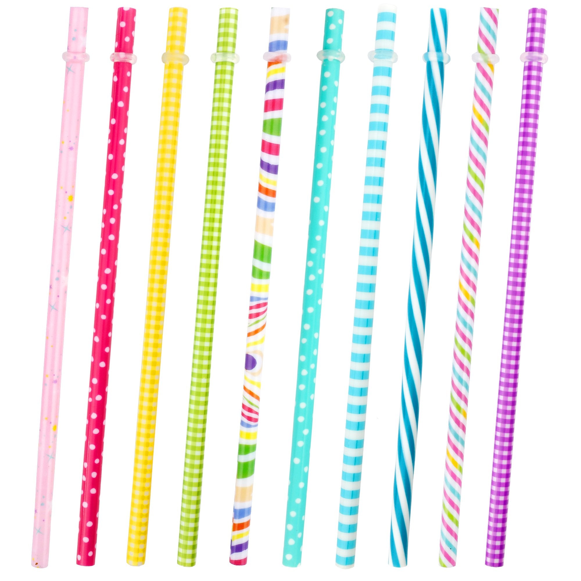 JANYUN BPA-free 9-inch straws for safe, reusable sipping